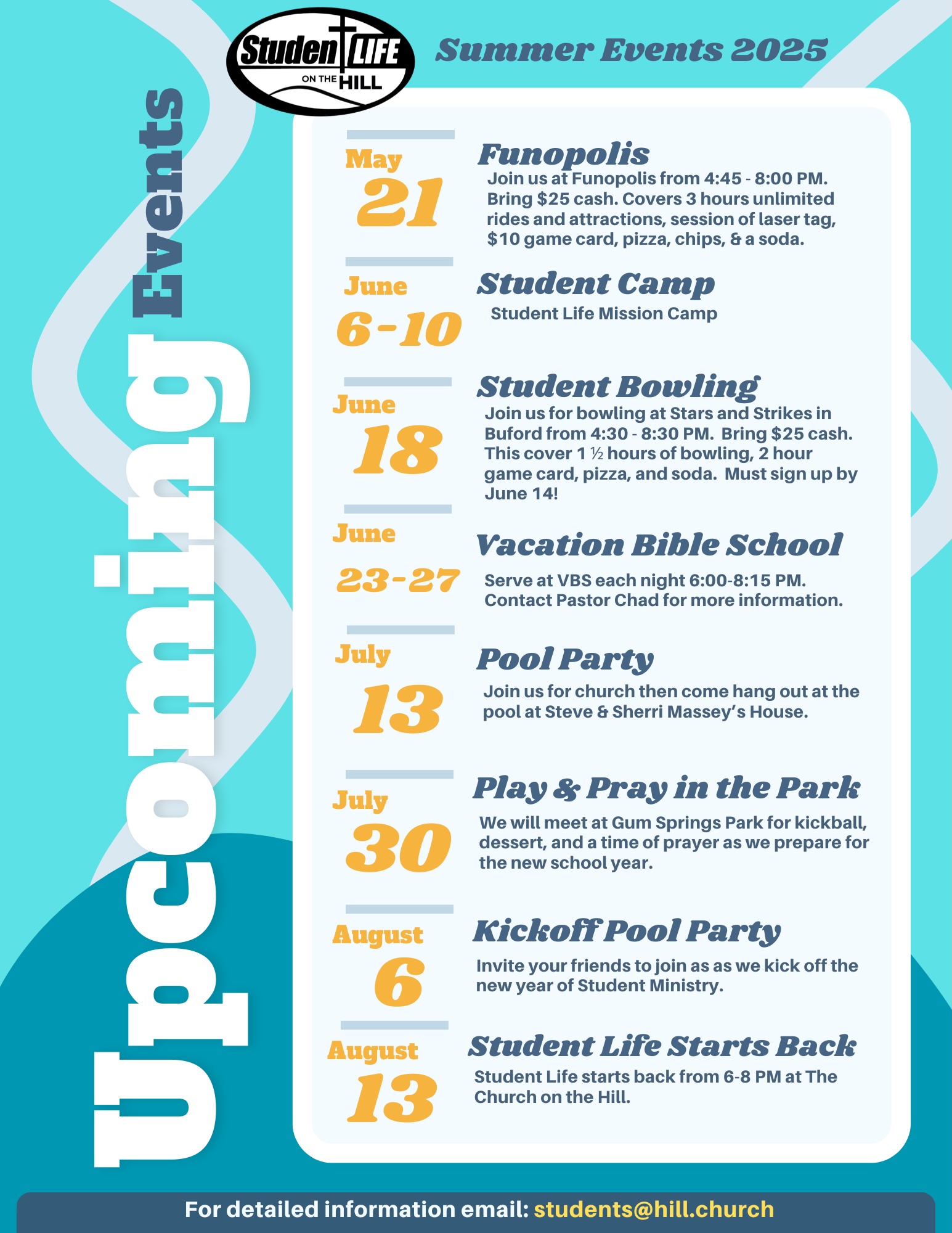 Upcoming Event Flyer - 1